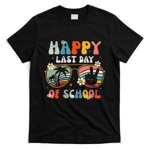 Groovy Happy Last Day of School Teacher Student Graduation T-Shirt