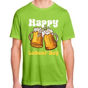 Groovy Happy Labor Day Or Labeer Day Celebrate Day Off Mom Gift Adult ChromaSoft Performance T-Shirt