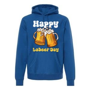 Groovy Happy Labor Day Or Labeer Day Celebrate Day Off Mom Gift Premium Hoodie