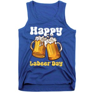 Groovy Happy Labor Day Or Labeer Day Celebrate Day Off Mom Gift Tank Top