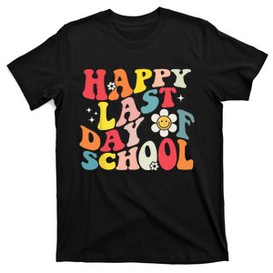 Groovy Happy Last Day of School Teacher Student Graduation T-Shirt