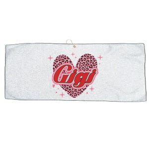 Gigi Heart Love Family Matching Large Microfiber Waffle Golf Towel