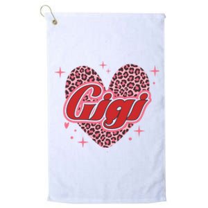 Gigi Heart Love Family Matching Platinum Collection Golf Towel