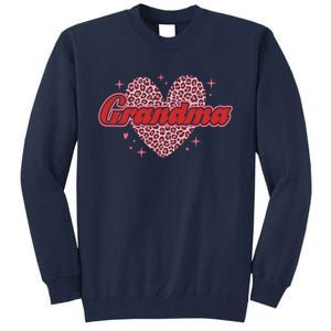 Grandma Heart Love Family Matching Tall Sweatshirt