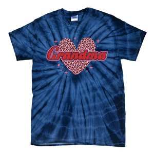 Grandma Heart Love Family Matching Tie-Dye T-Shirt