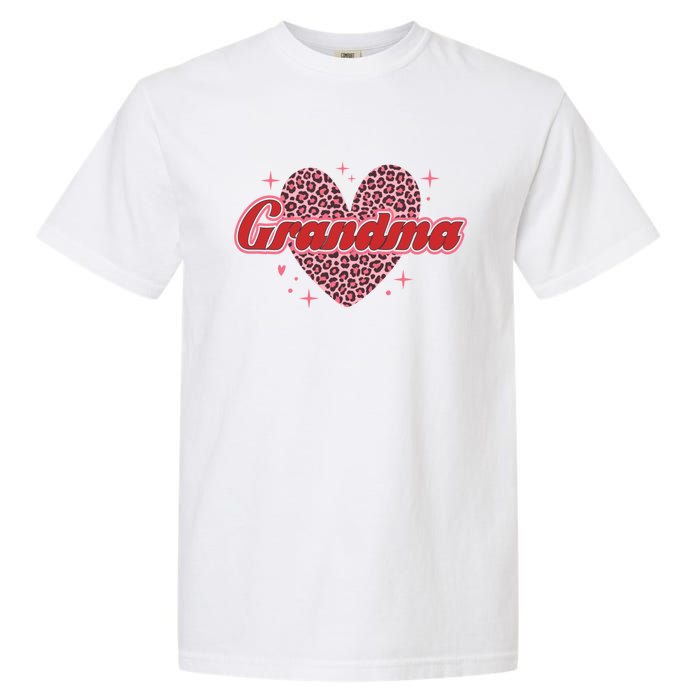 Grandma Heart Love Family Matching Garment-Dyed Heavyweight T-Shirt