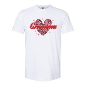 Grandma Heart Love Family Matching Softstyle CVC T-Shirt