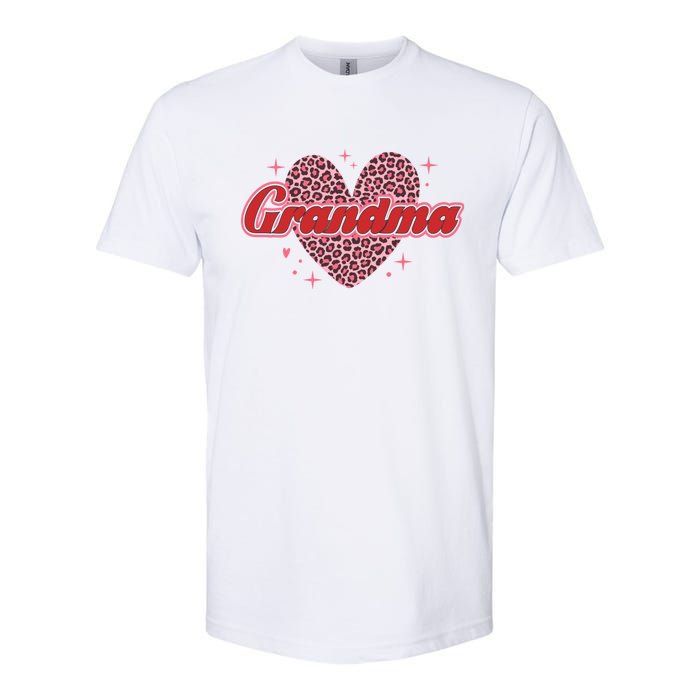 Grandma Heart Love Family Matching Softstyle CVC T-Shirt