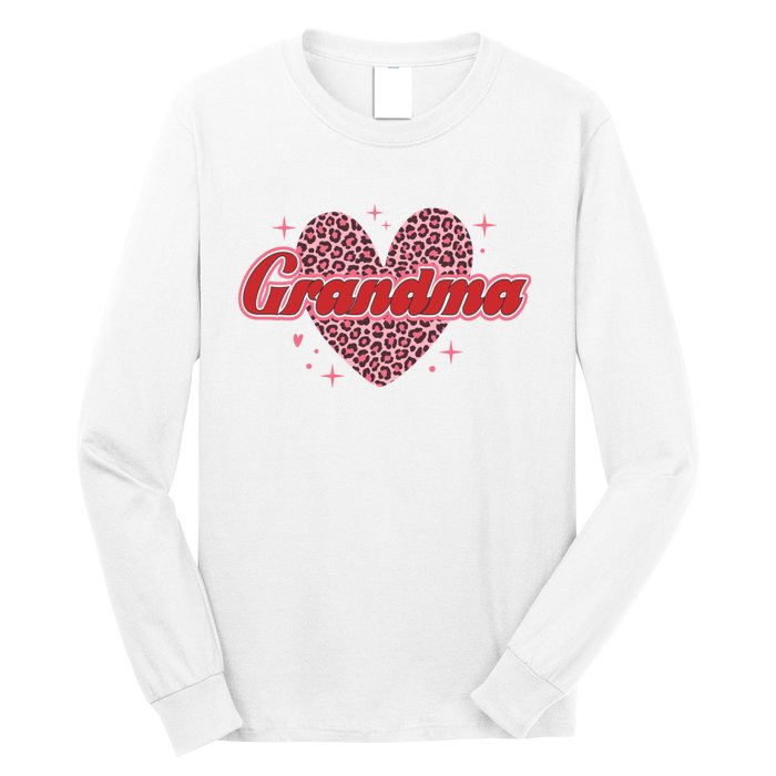 Grandma Heart Love Family Matching Long Sleeve Shirt