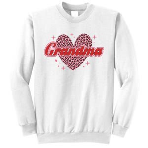 Grandma Heart Love Family Matching Sweatshirt