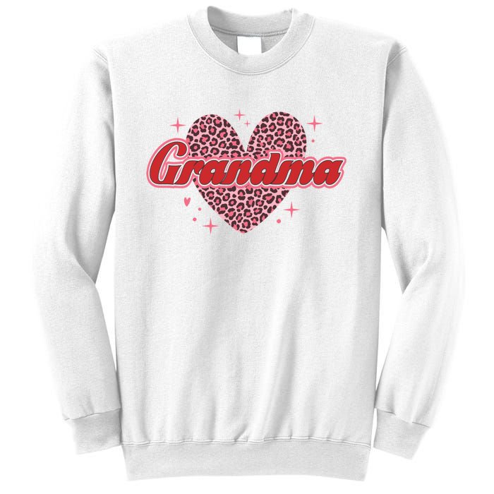 Grandma Heart Love Family Matching Sweatshirt