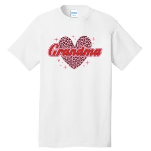 Grandma Heart Love Family Matching Tall T-Shirt