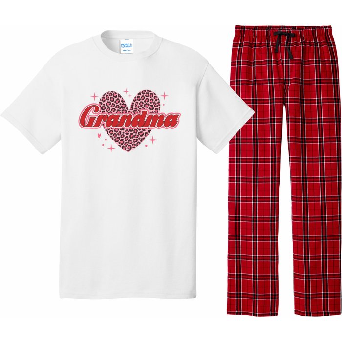 Grandma Heart Love Family Matching Pajama Set