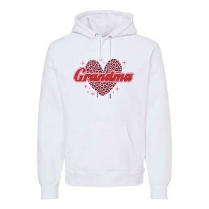 Grandma Heart Love Family Matching Premium Hoodie