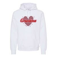 Grandma Heart Love Family Matching Premium Hoodie