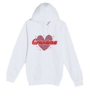 Grandma Heart Love Family Matching Premium Pullover Hoodie