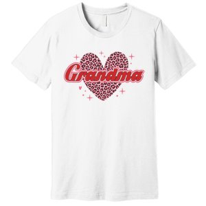 Grandma Heart Love Family Matching Premium T-Shirt