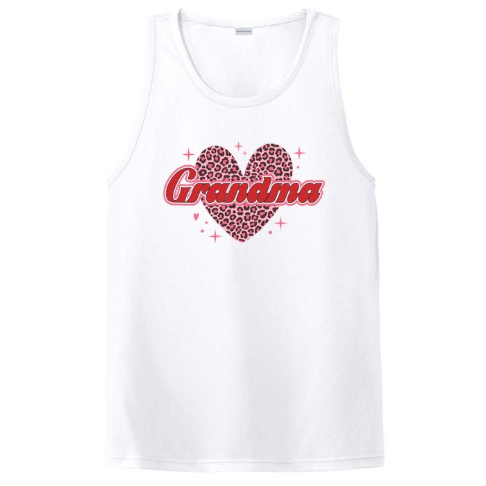 Grandma Heart Love Family Matching PosiCharge Competitor Tank