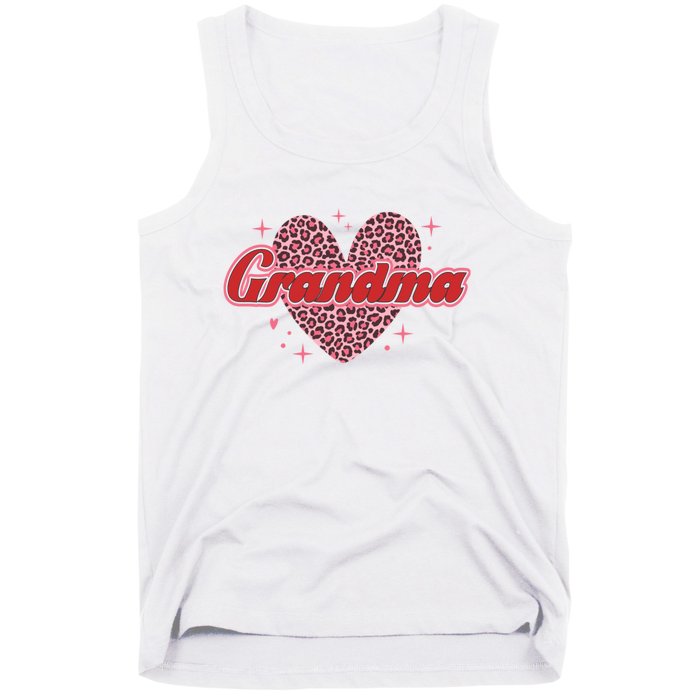 Grandma Heart Love Family Matching Tank Top