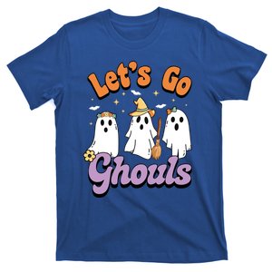 Ghost Halloween Lets Go Ghouls Spooky Season Great Gift T-Shirt