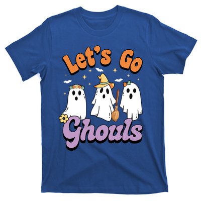 Ghost Halloween Lets Go Ghouls Spooky Season Great Gift T-Shirt