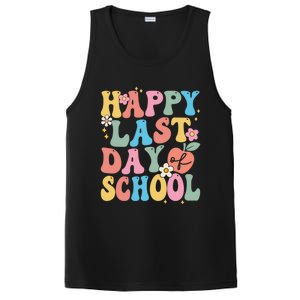 Groovy Happy Last Day Of School Teacher Student Graduation PosiCharge Competitor Tank