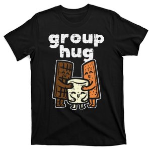 Group Hug Marshmallow Smore Funny Camping Pun Camper Family T-Shirt