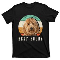 Goldendoodle Hi My Name Is Stop That Funny Dog Doodle Mom T-Shirt