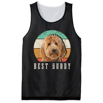 Goldendoodle Hi My Name Is Stop That Funny Dog Doodle Mom Mesh Reversible Basketball Jersey Tank