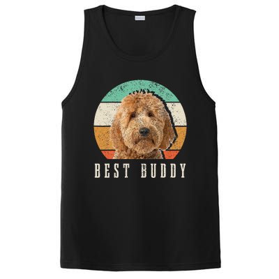 Goldendoodle Hi My Name Is Stop That Funny Dog Doodle Mom PosiCharge Competitor Tank