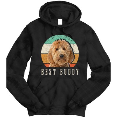 Goldendoodle Hi My Name Is Stop That Funny Dog Doodle Mom Tie Dye Hoodie