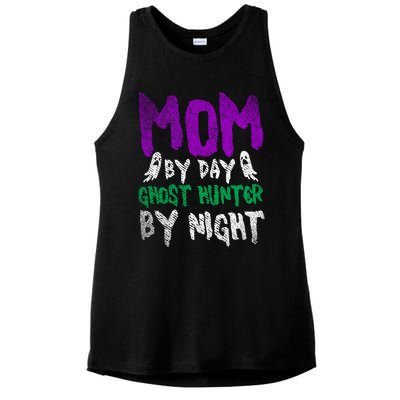 Ghost Hunting Mom Ghost Gift Ladies PosiCharge Tri-Blend Wicking Tank