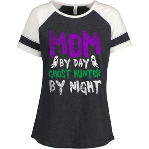 Ghost Hunting Mom Ghost Gift Enza Ladies Jersey Colorblock Tee