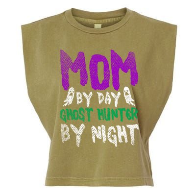 Ghost Hunting Mom Ghost Gift Garment-Dyed Women's Muscle Tee