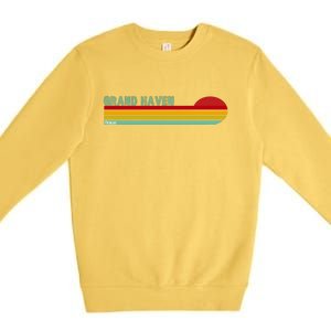 Grand Haven Michigan Premium Crewneck Sweatshirt