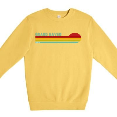 Grand Haven Michigan Premium Crewneck Sweatshirt