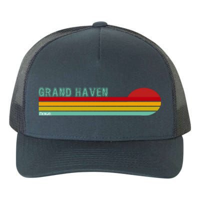 Grand Haven Michigan Yupoong Adult 5-Panel Trucker Hat