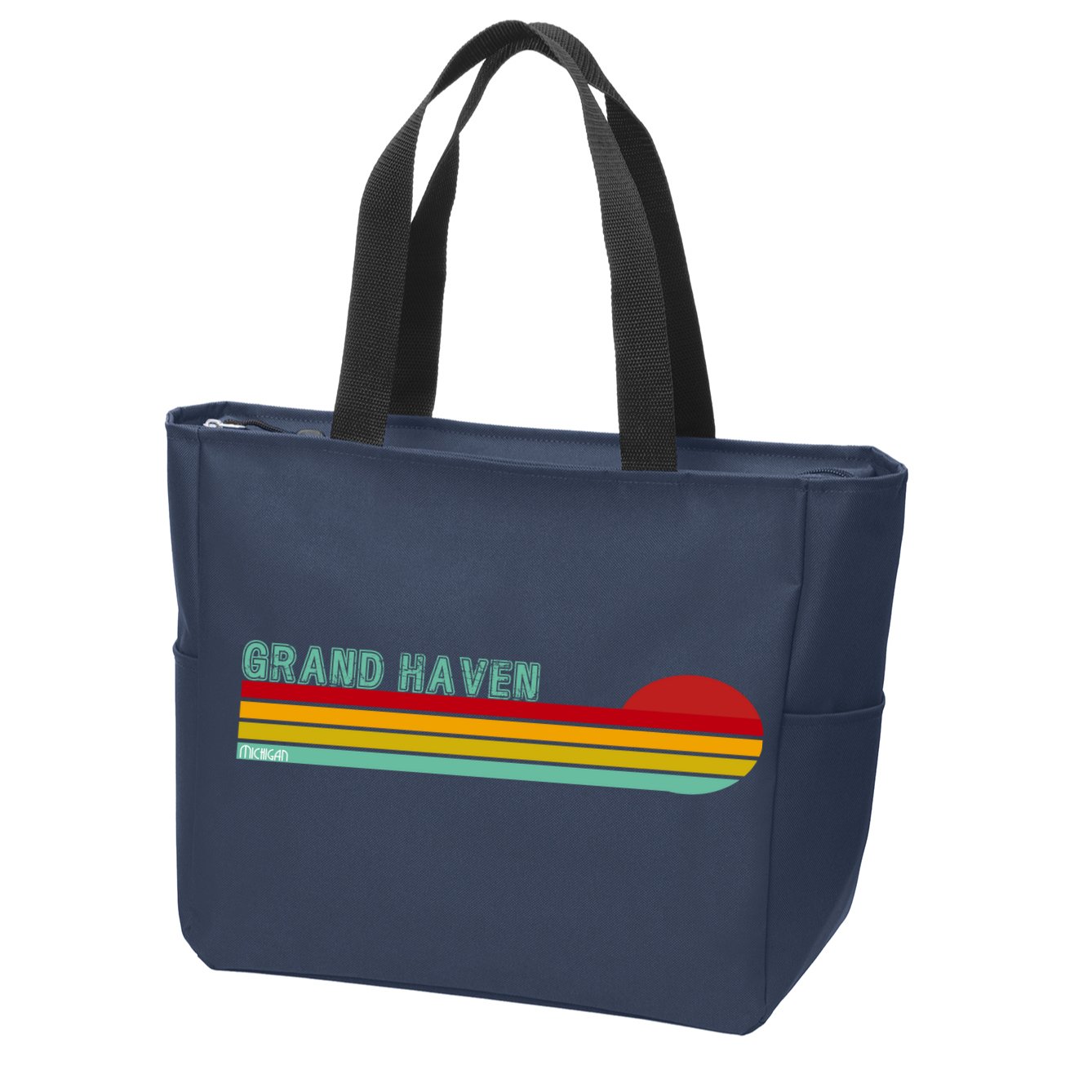 Grand Haven Michigan Zip Tote Bag