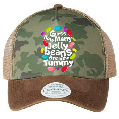 Guess How Many Jelly Beans Candy Funny Easter Gift Legacy Tie Dye Trucker Hat