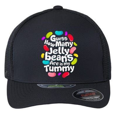 Guess How Many Jelly Beans Candy Funny Easter Gift Flexfit Unipanel Trucker Cap