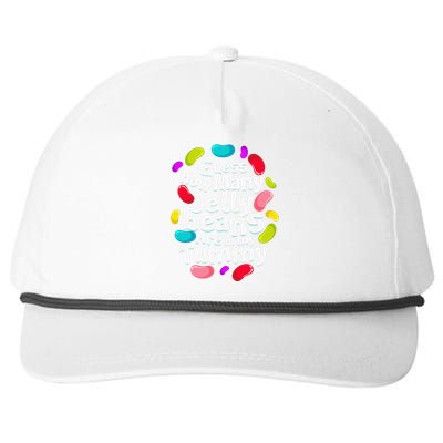 Guess How Many Jelly Beans Candy Funny Easter Gift Snapback Five-Panel Rope Hat