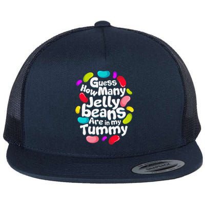 Guess How Many Jelly Beans Candy Funny Easter Gift Flat Bill Trucker Hat