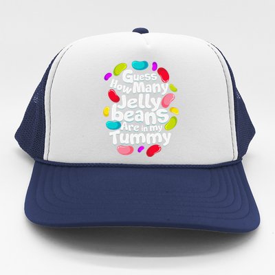 Guess How Many Jelly Beans Candy Funny Easter Gift Trucker Hat