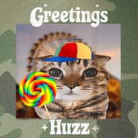 Greetings Huzz Meme Funny Cat Lollipop Legacy Tie Dye Trucker Hat