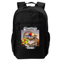 Greetings Huzz Meme Funny Cat Lollipop Backpack