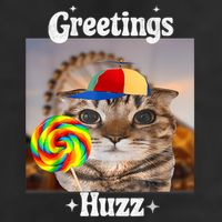 Greetings Huzz Meme Funny Cat Lollipop 15oz Campfire Ceramic Mug
