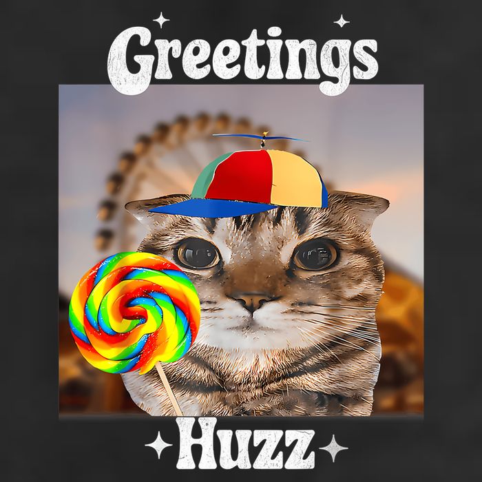 Greetings Huzz Meme Funny Cat Lollipop 15oz Campfire Ceramic Mug