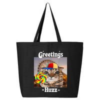 Greetings Huzz Meme Funny Cat Lollipop 25L Jumbo Tote