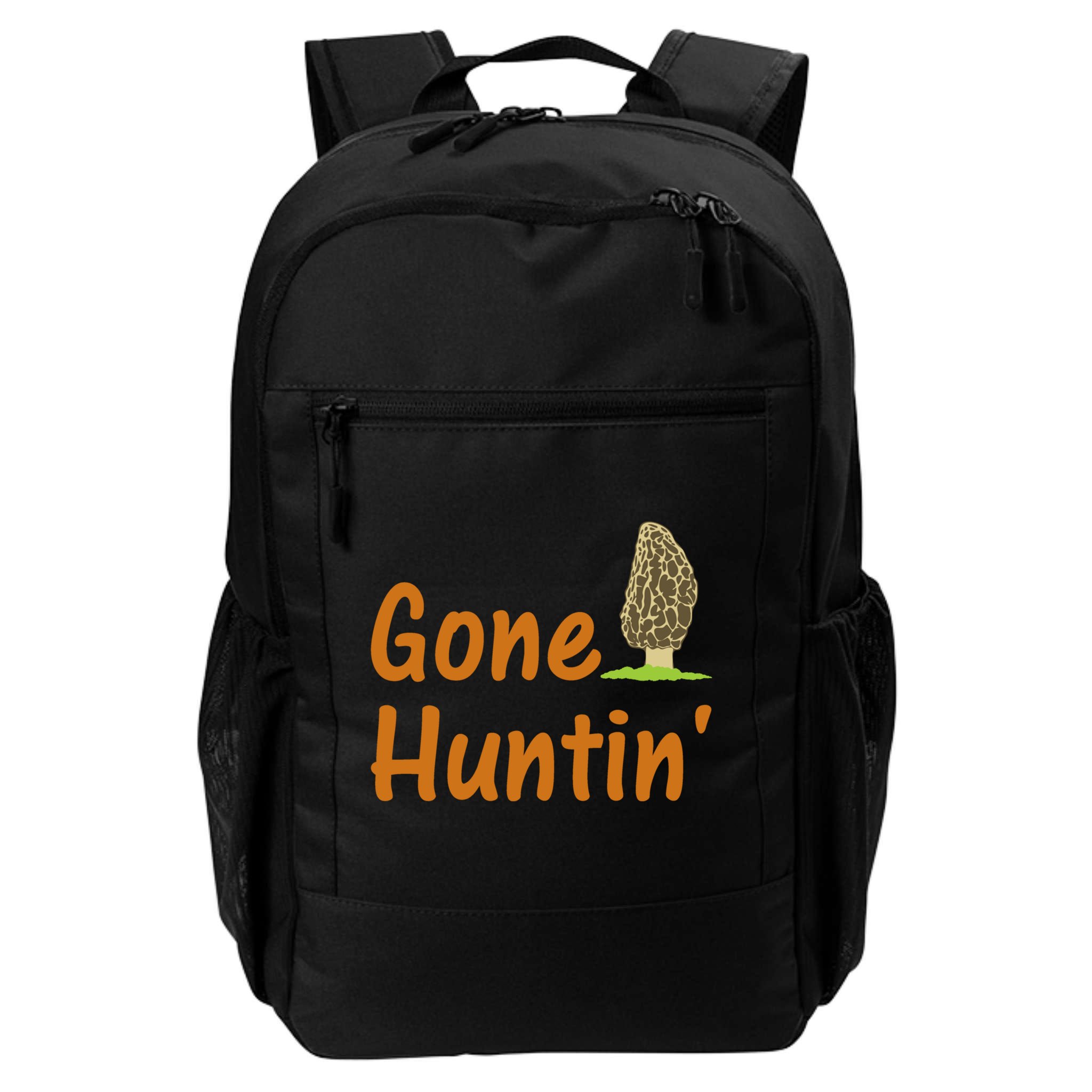 Gone Huntin' Morel Mushroom Hunter Gift Backpack