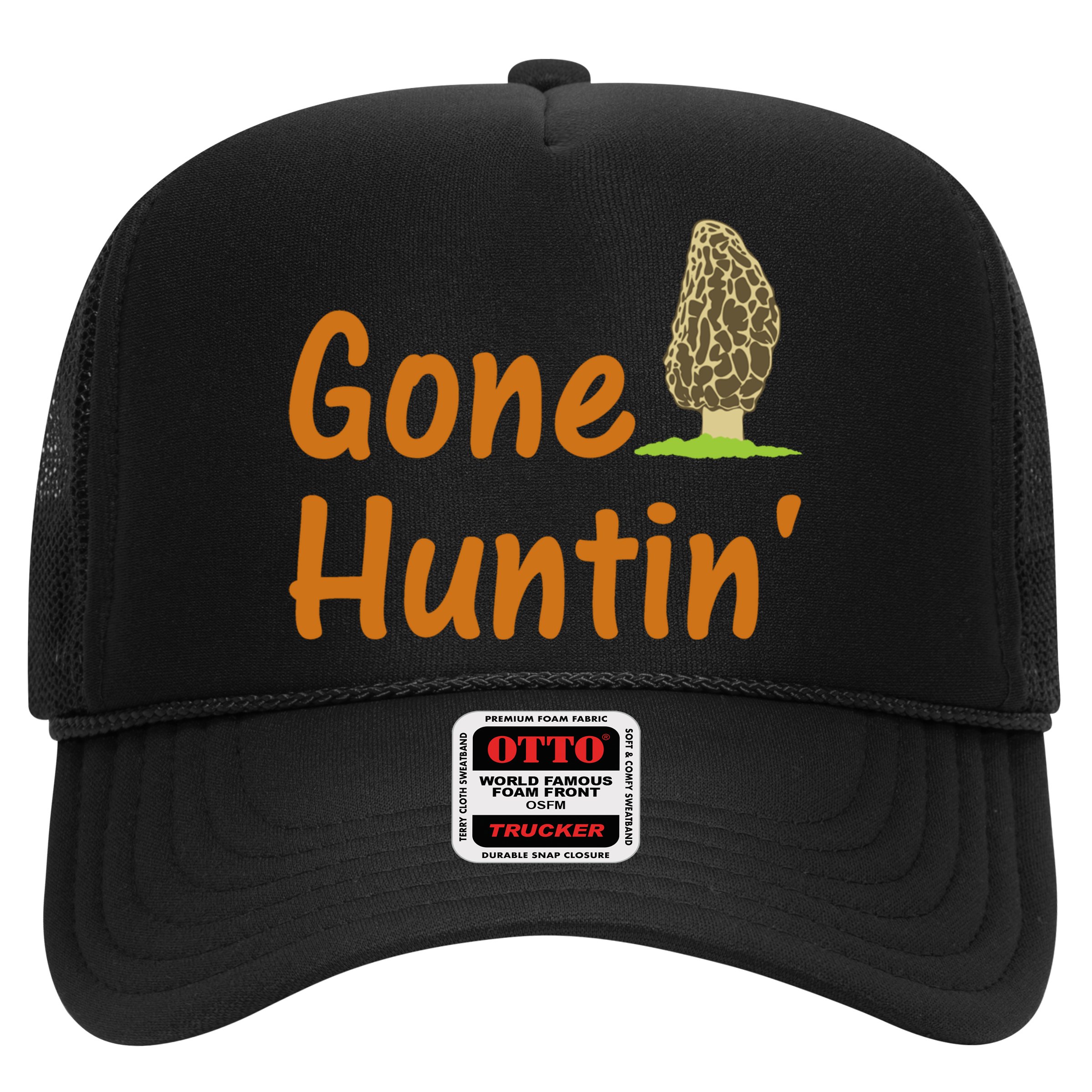 Gone Huntin' Morel Mushroom Hunter Gift Hat